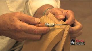 How To Use The 4in1 Awl Set On Leather [upl. by Anatlus]