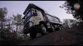 Ute og tester  Volvo FMX [upl. by Ellehcyar]