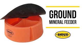 Sioux Steel Ground Mineral Feeder [upl. by Arihsak]