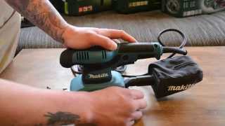 Makita BO3711 Schwingschleifer Unboxing Deutsch [upl. by Karab419]