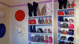 DIY SHOE RACK  Shoe rack ideas [upl. by Assiralk]