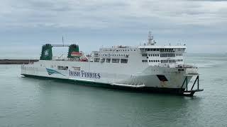 MV Isle of Inisheer Arrives at Dover 3724 [upl. by Hwu]