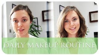 NEW DAILY MAKUP ROUTINE  HANNAH MAGGS [upl. by Meris]