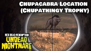 RDR 1 Undead Nightmare  Chupacabra Location Chupathingy Trophy [upl. by Zawde]