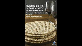 Toras Chaim  Insights into the Haggadah with Rabbi Birnbaum [upl. by Emmye]