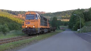 Gleisanschluss Eisenwerk 2 in Erndtebrück mit G200 der KSW Kreisbahn Siegen Wittgenstein [upl. by Baum]