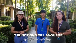 7 FUNCTIONS OF LANGUAGE by Michael Halliday  Educational Vlog [upl. by Retsila]