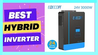 EDECOA 3000W Hybrid Solar Inverter [upl. by Nad348]