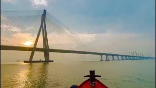 Bandra Worli Sea 🌊 Link Mumbai [upl. by Arodoet41]