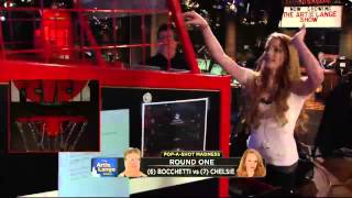 The Artie Lange Show  Bocchetti VS Chelsie PopAShot Madness Round 1 [upl. by Kiersten397]