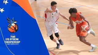 Algeria vs Cote dIvoire  Full Game  FIBA U16 Africa Championship 2019 [upl. by Tressia]