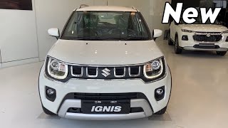 Maruti Suzuki IGNIS ALPHA 2024 Top Model White Colour ✅ Ignis 2024 Alpha Top Model Review [upl. by Rowell76]