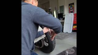 MOTORCYCLE FENDER PAINTLESS DENT REPAIR [upl. by Marcelia267]