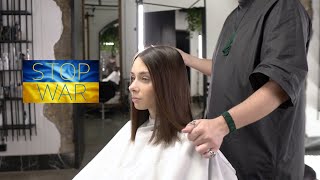 DIY Haircut Adding Layers to a Lob  Hey Julia Rae [upl. by Einnim983]