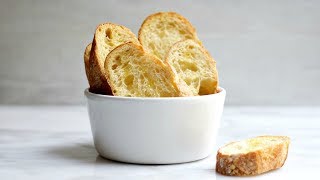 How To Make Crostini in less than 15 Minutes [upl. by Frissell60]