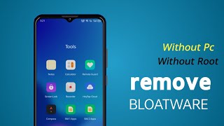 Remove Bloatware from Any Realme Phone Without Pc [upl. by Hassi]