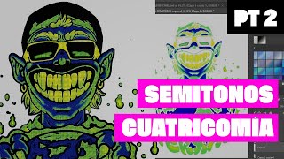 Tutorial Semitonos en Photoshop 🎨 Logra Estampados Suaves para Camisetas 👕 Parte 2 [upl. by Stochmal]