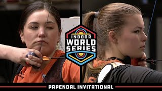 Gabriela Schloesser v Laura van der Winkel – recurve women gold  Papendal Invitational [upl. by Belier]