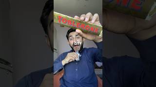 i Tasted Toblerone for the First Time😱shorts [upl. by Zachariah]