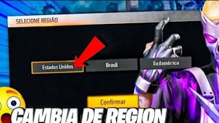 ASI PODRAS CAMBIAR DE REGION EN FREE FIRE 2024 [upl. by Yuma654]