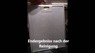 Filter reinigen von der Dunstabzugshaube Mesh hood Filter cleaning Как очистит кухонную вытяжку [upl. by Ahsinauq]