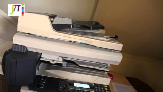 Kyocera KM 2550 copier functions test [upl. by Eelloh934]