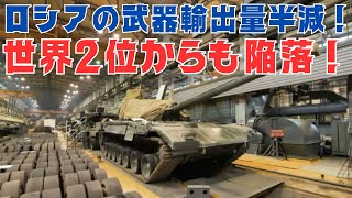 ロシア、武器輸出が半減！世界2位からも陥落！ [upl. by Ylyl385]