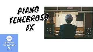 Piano tenebroso 2  efecto de sonido para videos de terror [upl. by Woermer947]