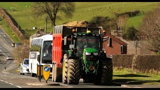 Good Cattle Feed Off to the BioDigester  John Deere action [upl. by Hurwit]