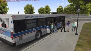 OMSI 2 The Bus Simulator  Chicago Downtown First Look HD [upl. by Wallis554]