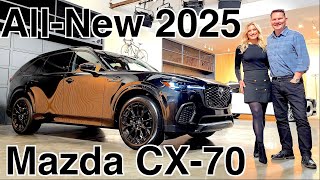 AllNew 2025 Mazda CX 70 first look  The large 5passenger midsize [upl. by Nealah323]