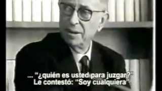 Entrevista a JeanPaul Sartre [upl. by Nelak484]