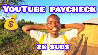 How Much YouTube Pays in Kenya with a Small Channel  African YouTuber Earnings 🤑 [upl. by Aholah]