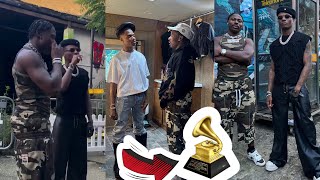 Wizkid PEPPER Davido as Asake and Wizkid MMS Gets a Grammy Nomination after Music Video [upl. by Eelidnarb]