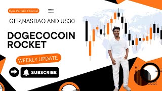 DOGRCOIN MOVING QUICK GER30NASDAQ AND US30 WEEKLY UPDATE [upl. by Yedrahs612]