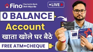 Fino Payment Bank  Fino Bank Account Opening Online  Fino Payment Bank Account Opening 2024 [upl. by Saffian]