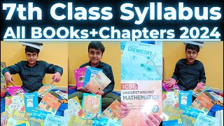 class 7 books 2024  7th class guide all subject  7 class ICSE board all books  7th class syllabus [upl. by Eustasius746]