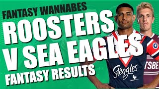 NRL TRIALS WEEK 1  ROOSTER V SEA EAGLES nrlfantasy nrl [upl. by Htinnek]