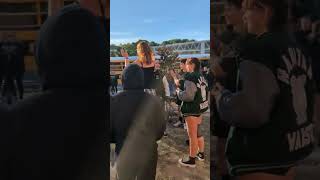 Raritan High School Marching Band  2024 Region 7 Champions are welcomed home [upl. by Atteyek]