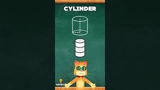 Learn Shapes  Cylinder  Video for Kids  Fun Learning [upl. by Cariotta]