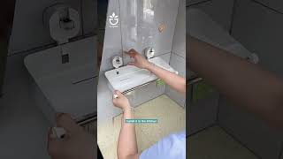 Storage shelves for smart modern homes useful viralvideo bathroom bathroomaccessory [upl. by Dobb]