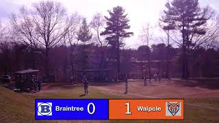 Walpole JV Softball vs Braintree [upl. by Magee]