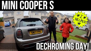 Dechroming the Mini Cooper S F55 F56 [upl. by Shannah]