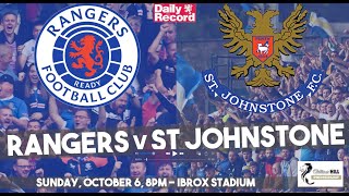 Rangers v St Johnstone live stream and TV details for Ibrox Premiership clash [upl. by Boardman189]