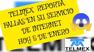 CAÍDA DE INTERNET DE TELMEX 2022 [upl. by Uwton]