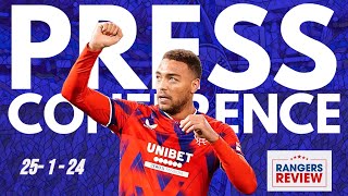 Cyriel Dessers reacts to new song and changing minds at Rangers [upl. by Uund701]