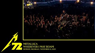 Metallica Wherever I May Roam Detroit MI  November 12 2023 [upl. by Hairas]