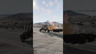 T series VS B series head on crash epiccrashes beamng beamngdrive tseries bseries shorts [upl. by Oizirbaf]