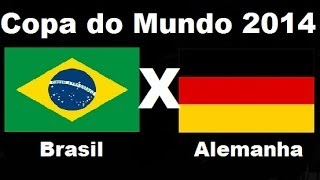 Brasil 1 x 7 Alemanha Humilhante Semifinal  Copa do Mundo 2014  Jogo Completo Audio TV Globo [upl. by Nivlek751]