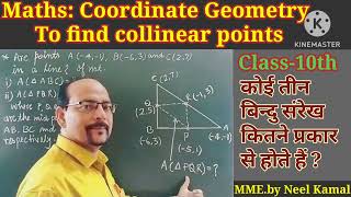 maths coordinate geometry collinear points area of triangle [upl. by Marylou]